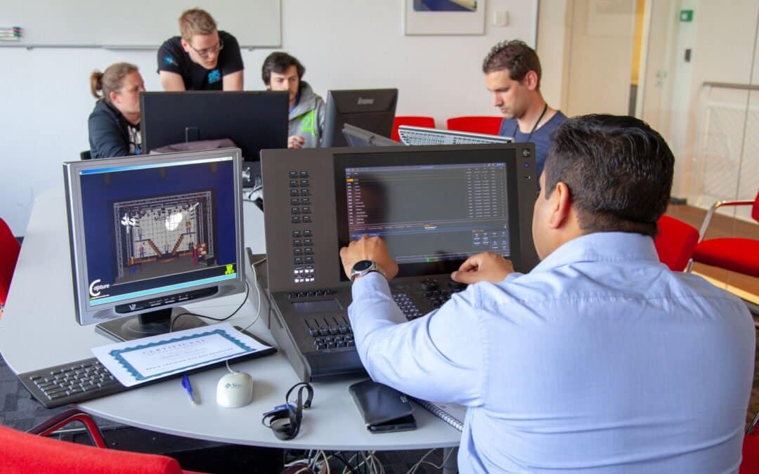 ETC console training Ampco Flashlight Academy ETC consoles