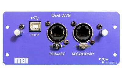 DiGiCo MILAN certified DMI-AVB card